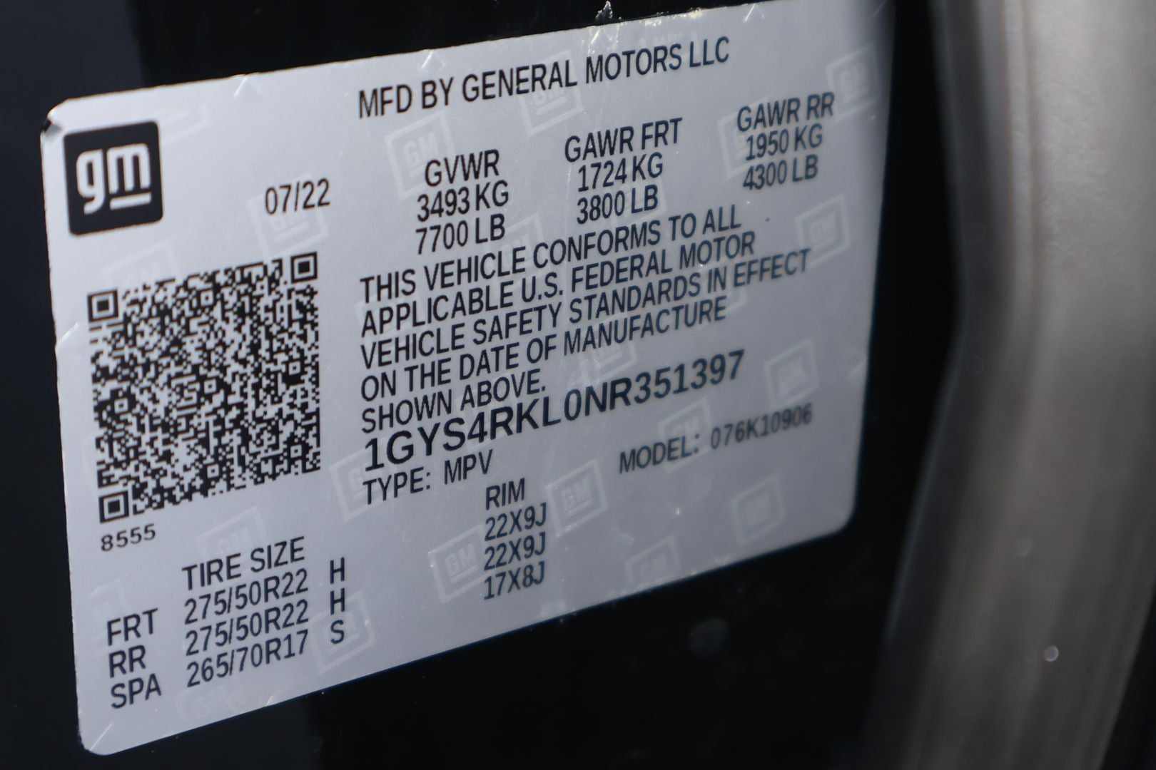 2022 Cadillac Escalade ESV Sport Platinum