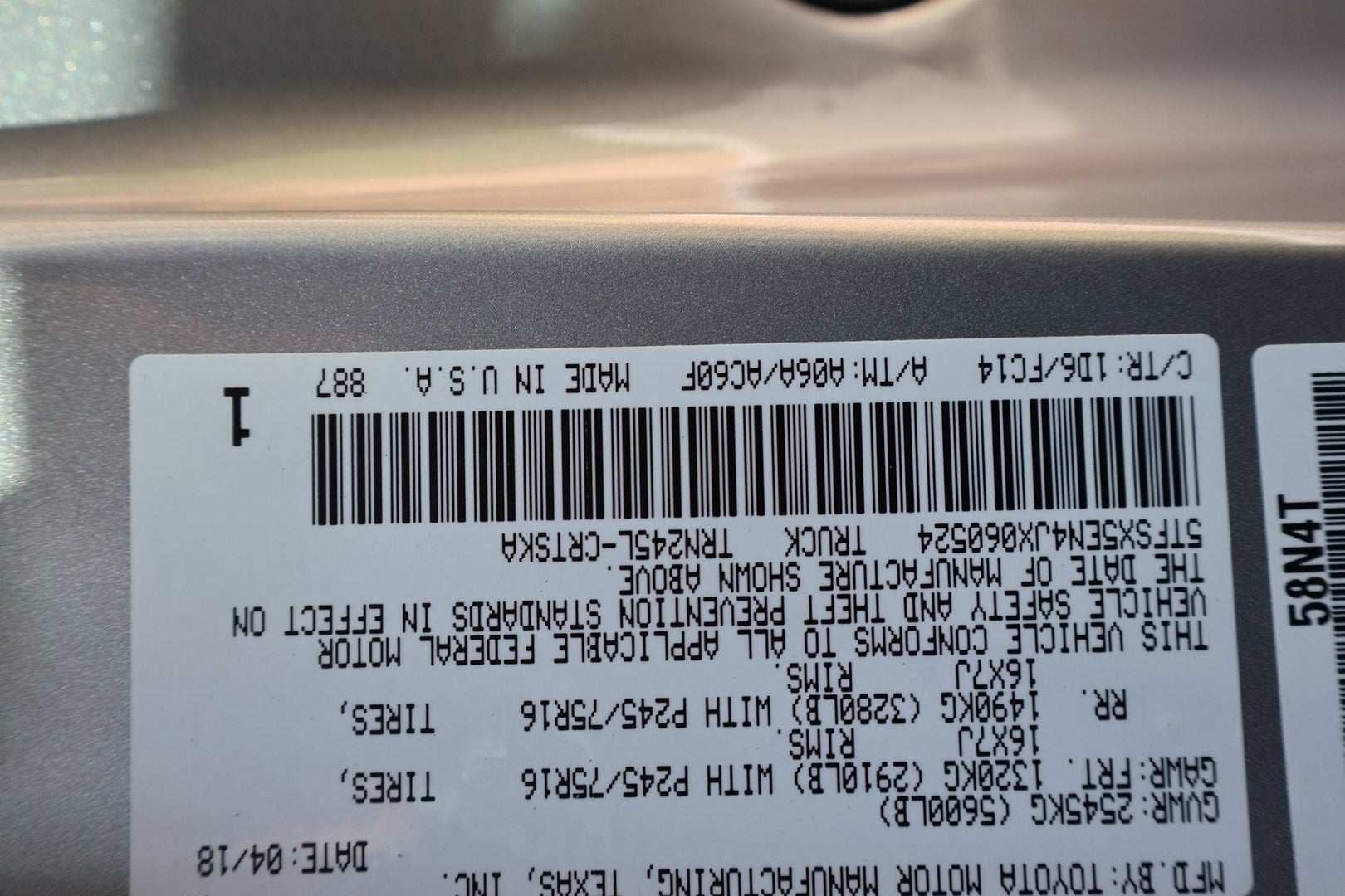 2018 Toyota Tacoma SR5