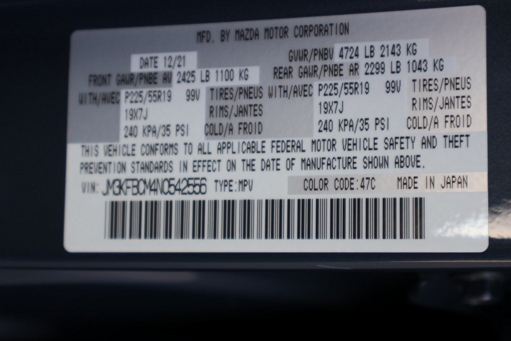 2022 Mazda Mazda CX-5 2.5 S Carbon Edition