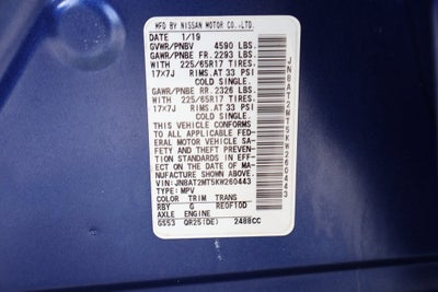 2019 Nissan Rogue SV