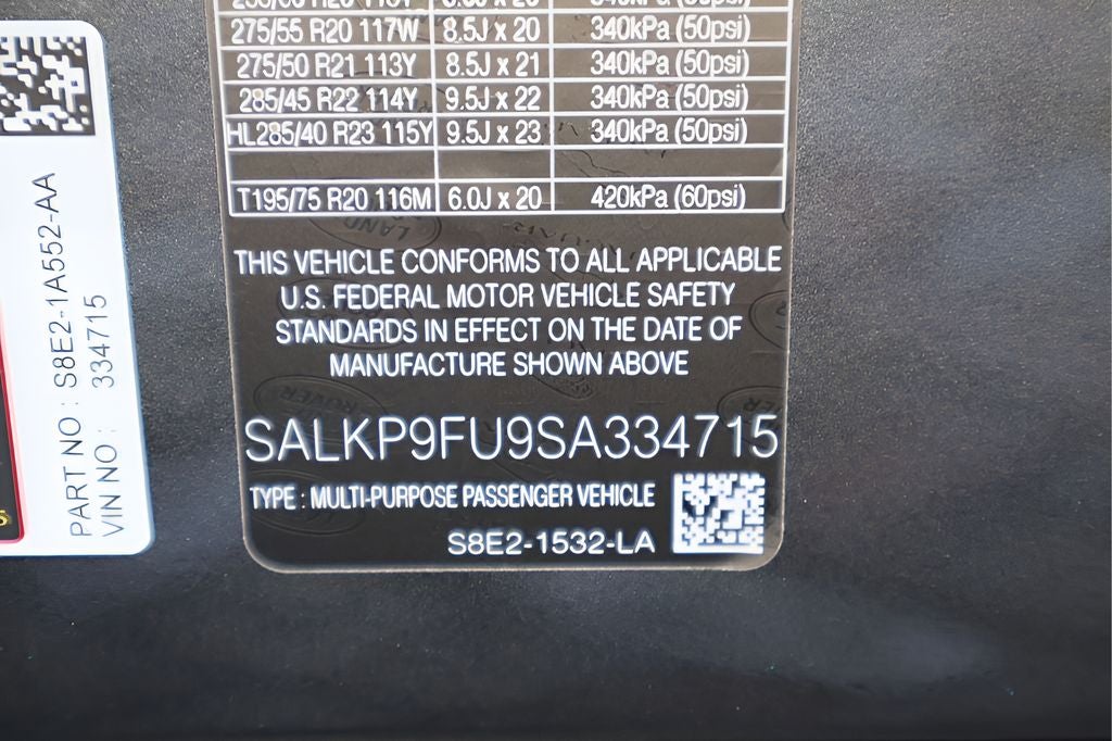 2025 Land Rover Range Rover SE