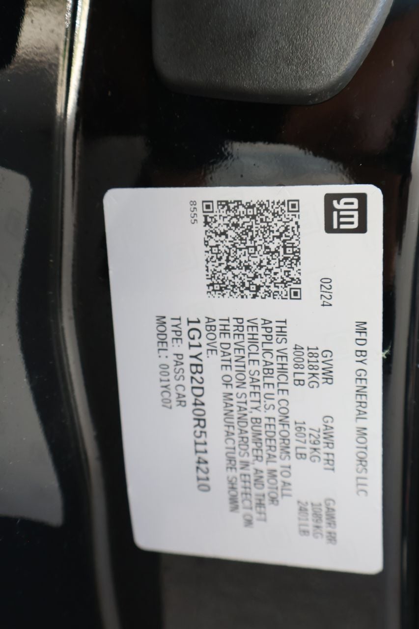 2024 Chevrolet Corvette Stingray 2LT