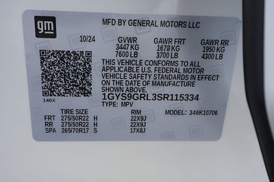 2025 Cadillac Escalade Sport Platinum