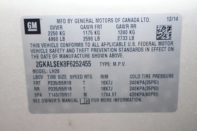 2015 GMC Terrain SLT-1