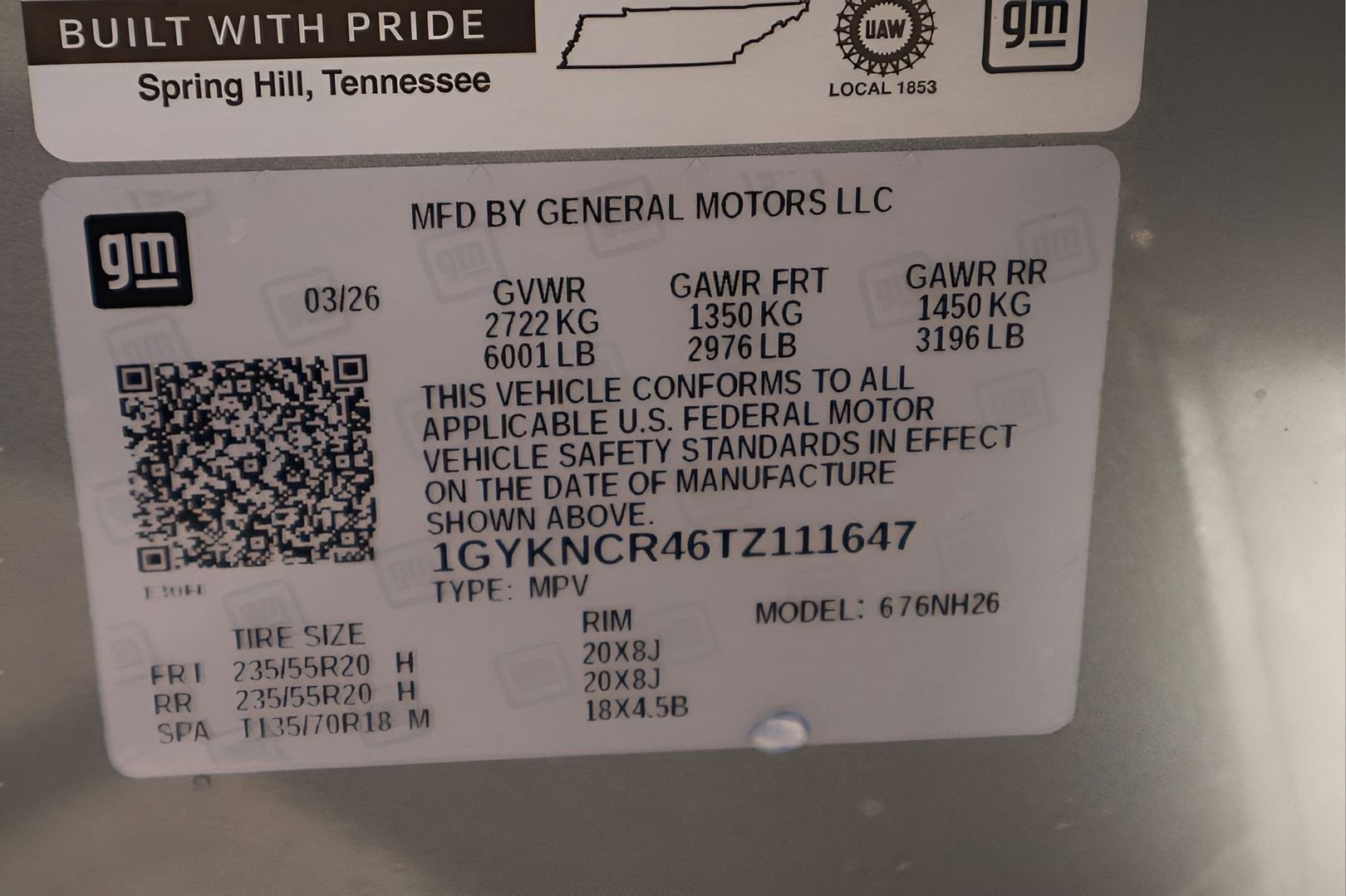2026 Cadillac XT5 Premium Luxury