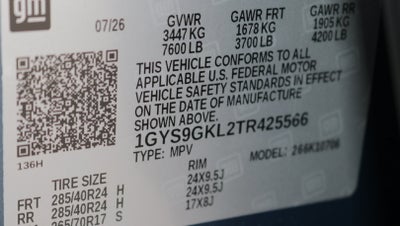 2026 Cadillac Escalade Platinum Sport