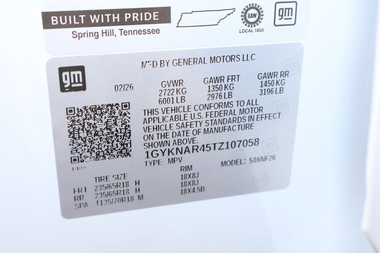 2026 Cadillac XT5 Luxury