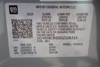 2025 Cadillac XT5 Premium Luxury