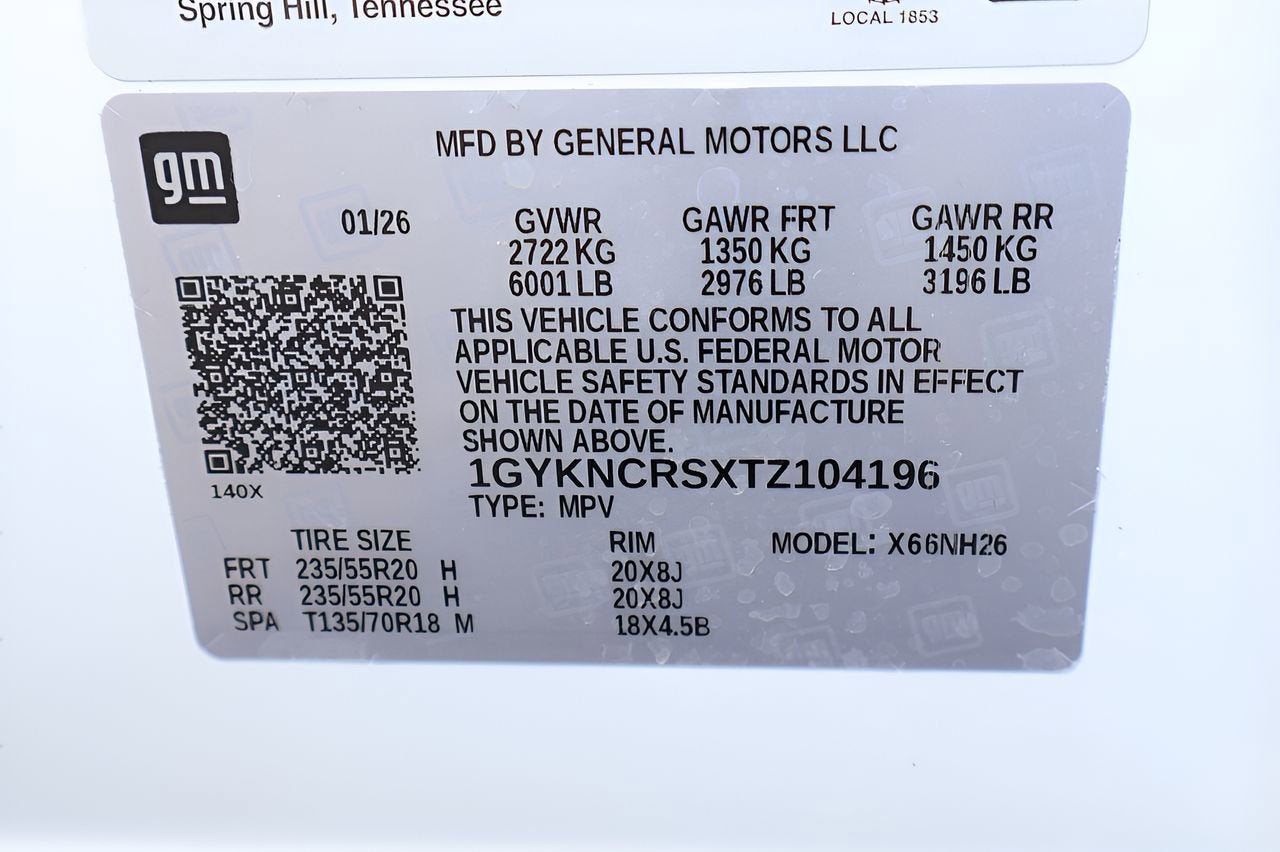 2026 Cadillac XT5 Premium Luxury