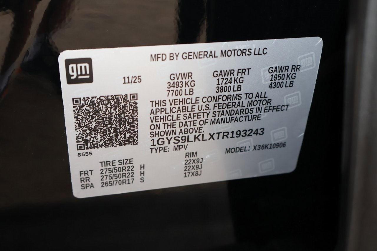 2026 Cadillac Escalade ESV Luxury