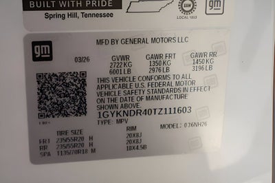 2026 Cadillac XT5 Premium Luxury