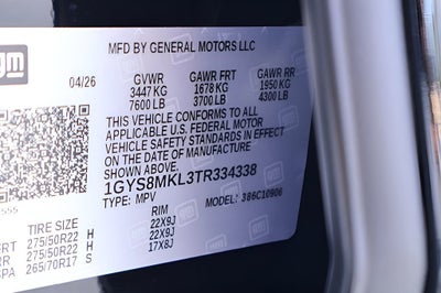 2026 Cadillac Escalade ESV Platinum Luxury