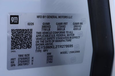 2026 Cadillac Escalade ESV Platinum Luxury