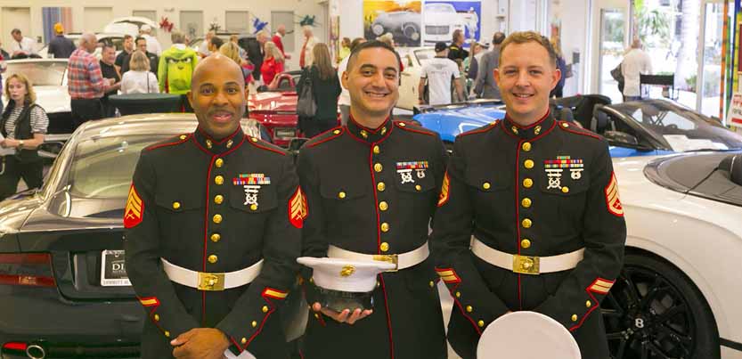Marine Corps Toys for Tots rally and toy drive