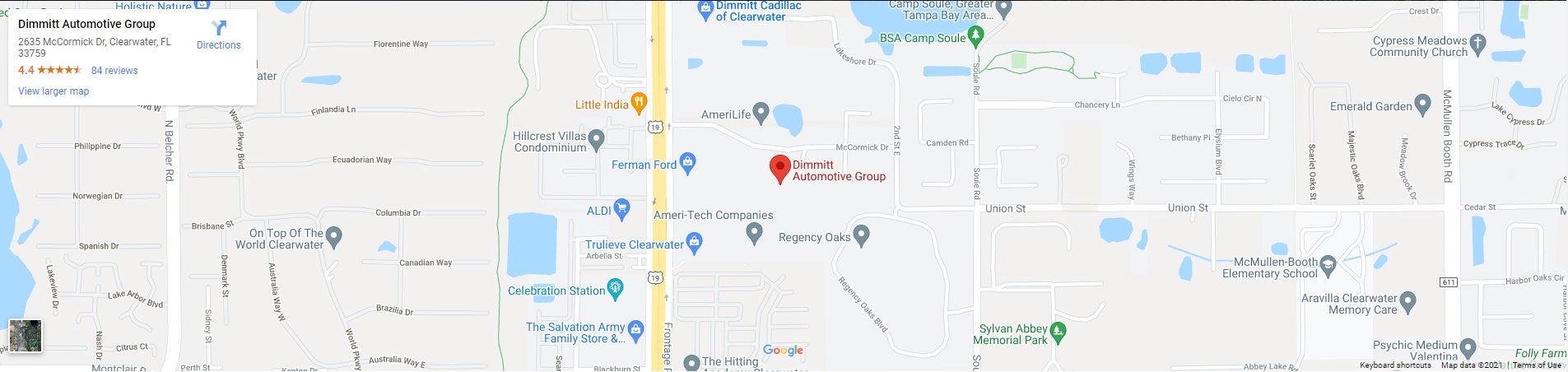 Dimmitt Automotive Group Map