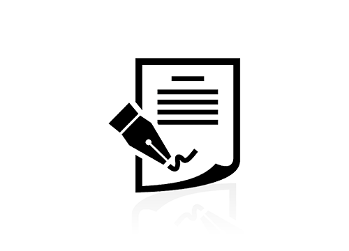 signed contract icon